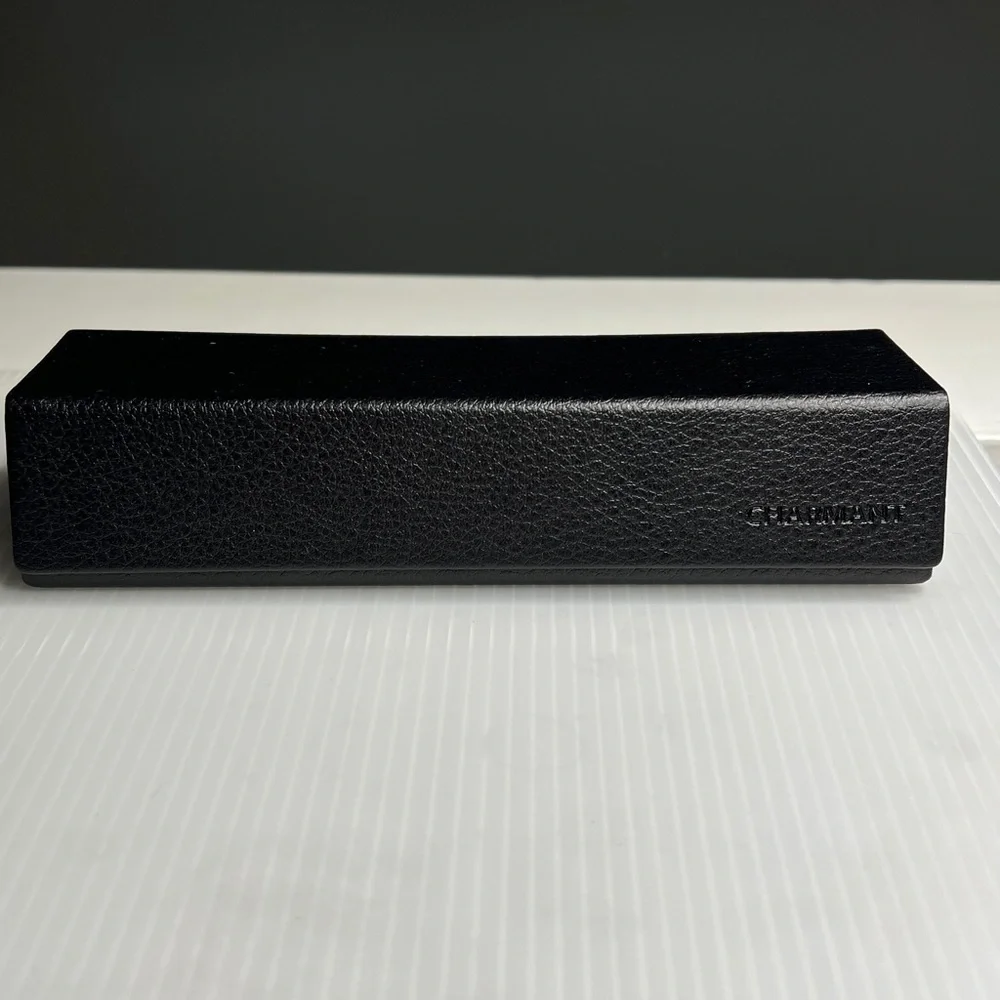 Charmant Eyeglasses Leather Velvet Lined Magnetic Case